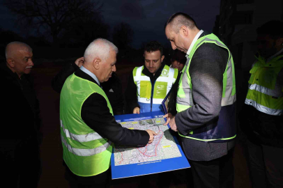 Büyükşehir gece gündüz sahada