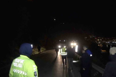 Bursa’da heyelan: Mudanya-Kurşunlu yolu trafiğe kapandı