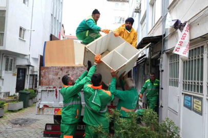 Osmangazi’de çöp eve müdahale